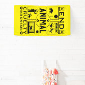 Stop Diercruelheid Spandoek (Insitu)