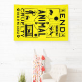 Stop Diercruelheid Spandoek (Insitu)