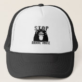 Stop dierenmishandeling - Chimpansee Trucker Pet (Voorkant)