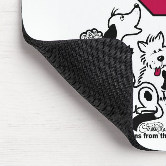 Stop dierenmishandeling muismat (Hoek)