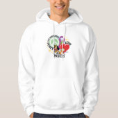 Stop dierenmishandeling PLP Hoodie (Voorkant)