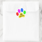 Stop dierenmishandeling Stickers (Tas)