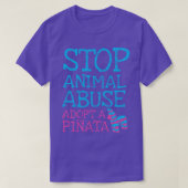 Stop dierenmishandeling t-shirt (Design voorkant)