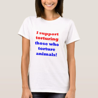 Stop dierenmishandeling t-shirt