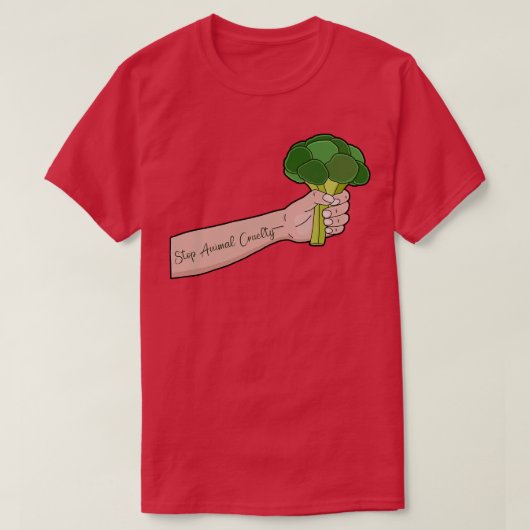 Stop dierenmishandeling t-shirt (Design voorkant)