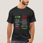 stop dierenmishandeling veganistische activist ani t-shirt (Voorkant)
