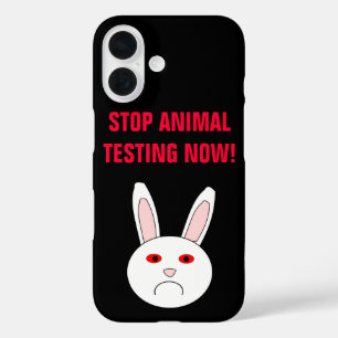 Stop Dierenproeven Nu iPhone 16 Hoesje