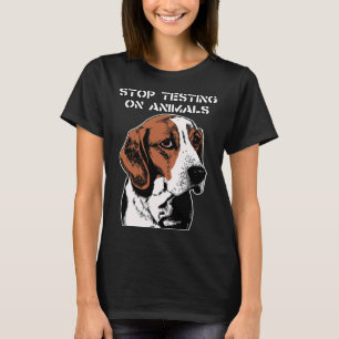 Stop dierproeven einde vivisectie vrij van de Bea T-shirt
