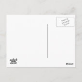 Stop dierproeven met grappige slogan briefkaart (Achterkant)