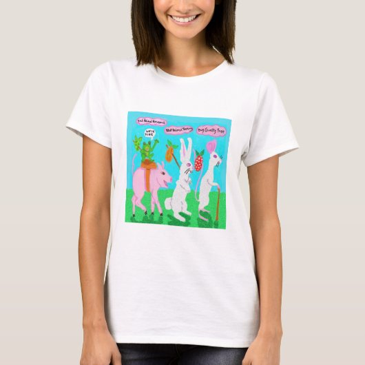 Stop dierproeven t-shirt (Voorkant)