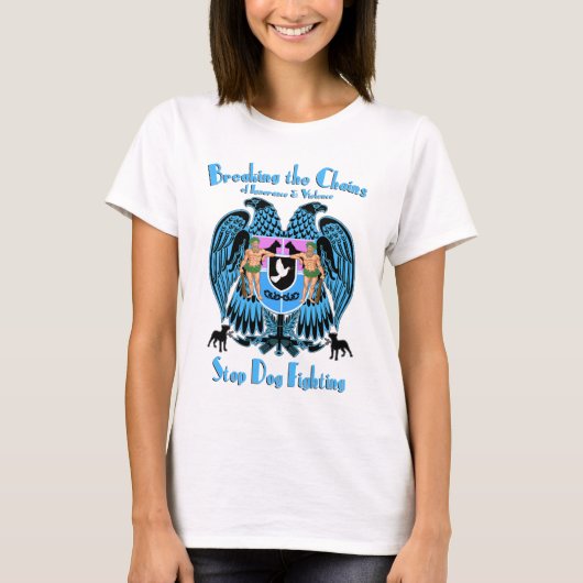 Stop Dog Fighting, American Pit Bull Terrier Dog T-shirt (Voorkant)