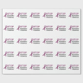 STOP DOMESTISCH GEWELD CADEAUPAPIER (Vlak)