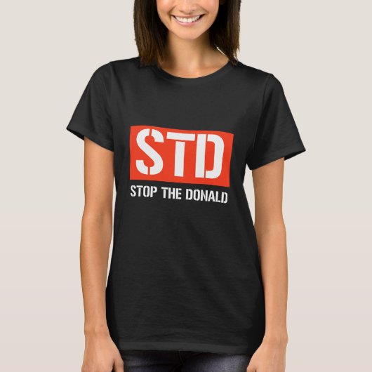 STOP DONALD T-SHIRT (Voorkant)