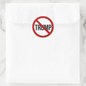 Stop Donald Trump Anti-Trump 2016 Ronde Sticker (Tas)