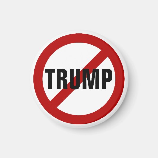 Stop Donald Trump Anti-Trump Speldje Magneet (Voorkant)