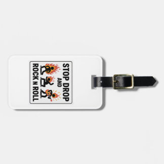 Stop Drop en Rock n Roll – In geval van brand Bagagelabel