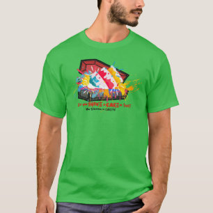 Stop een cake in een kistde Net Baking Show T-shirt