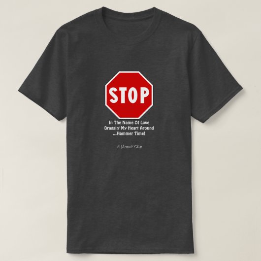 STOP... Een MisterP Shirt (Design voorkant)