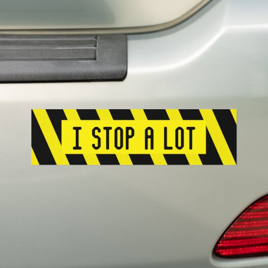 STOP EEN PLAATS VAN PARTIJ BUMPERSTICKER (Op auto)