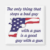 Stop een slechte vent magneet (Voorkant)