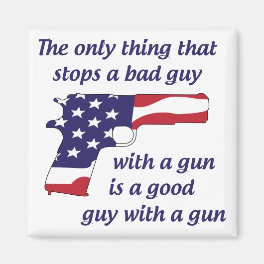 Stop een slechte vent magneet (Voorkant)