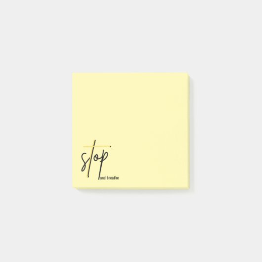 Stop en Breedte Post-it® Notes (Voorkant)