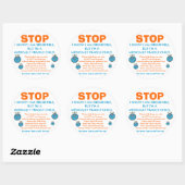 Stop en denk: Medisch kwetsbare kind Stickers (Vel)