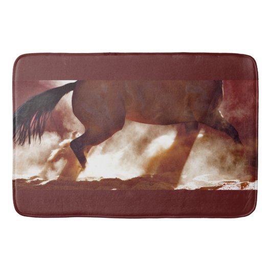 Stop en draai Western paard van Bath Mat (Voorkant)