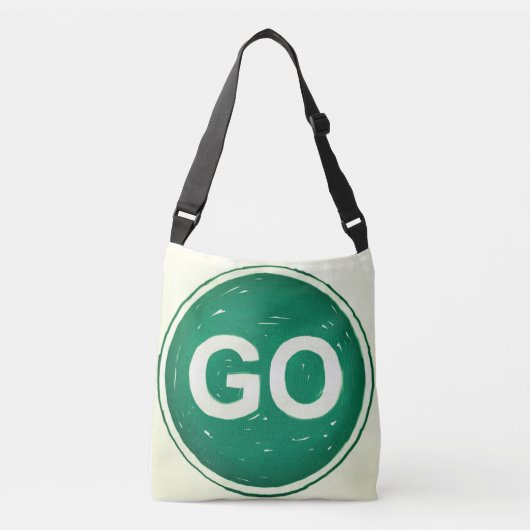 Stop en ga Canvas tas (Voorkant)