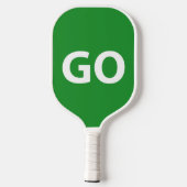 STOP en GO Design Pickleball Paddle (Achterkant)