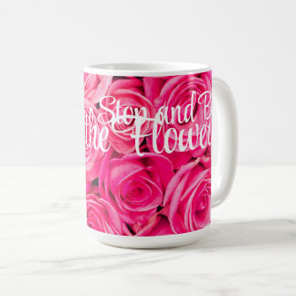 Stop en Koop De Bloemen Roze Roos Koffiemok