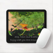 Stop en ontspan Mousepad Muismat (Met muis)