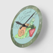 Stop en Ruik de aardbeien slak  Ronde Klok (Hoek)