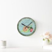 Stop en Ruik de aardbeien slak  Ronde Klok (Huis)