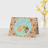 Stop en Ruik de aardbeien Snagelzelfzorg C Kaart (Gele Bloem)