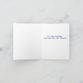 Stop en Ruik de bloemen Bedankkaart (Binnen)