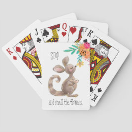 Stop en ruik de bloemen klassieke speelkaarten