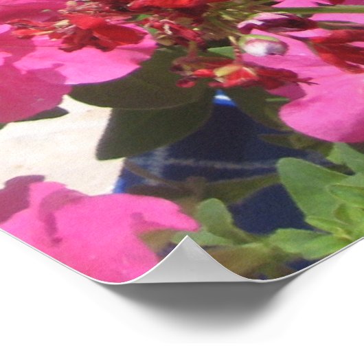 Stop en Ruik de bloemen Poster (Hoek)