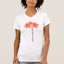 STOP EN RUIK DE BLOEMEN T-SHIRT