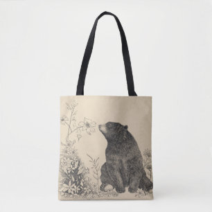 Stop en Ruik de Canvas tas Flowers2
