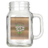 Stop en ruik de Mok van de Koffee Mason Jar (Voorkant)