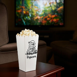 Stop en ruik de popcorn bedankdoosjes