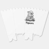Stop en ruik de popcorn bedankdoosjes (Ongevouwen)