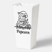 Stop en ruik de popcorn bedankdoosjes (Voorkant)