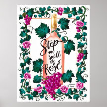 Stop en ruik de Rosé Wine Lover Custom