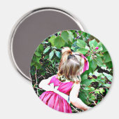 Stop en Ruik de Rozen Magnet van de Foto (Voorkant / Achterkant)