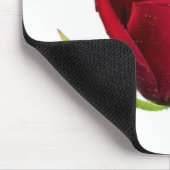 Stop en Ruik de Rozen Red Rose Mousepad Muismat (Hoek)