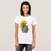 Stop en ruik de zonnebloemen t-shirt (Voorkant volledig)