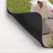 Stop en ruik het bloemen muisblok muismat (Hoek)