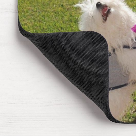 Stop en ruik het bloemen muisblok muismat (Hoek)